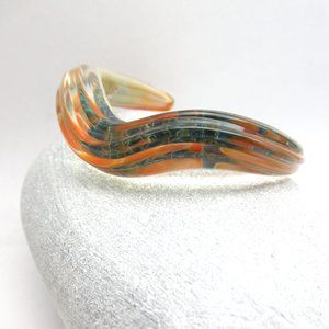 Glass Cuff Bracelet